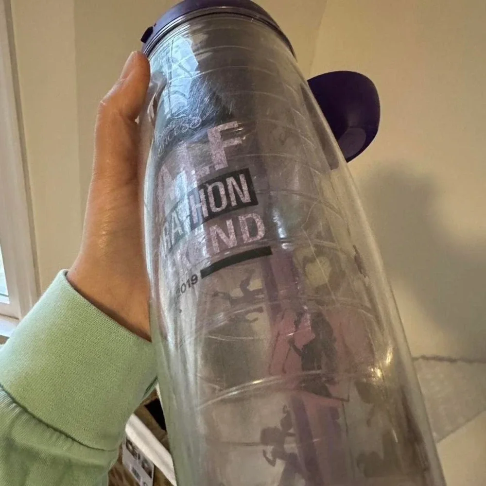 Disney Princess purple water bottle Half Marathon Weeknd 2019